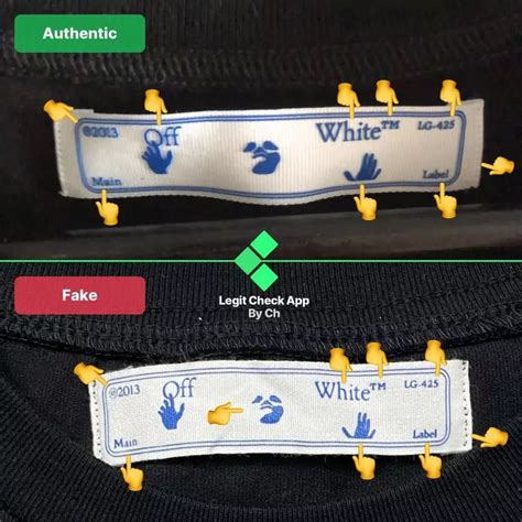 how to spot fake off white clothing|how to check off white.